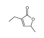 3-ethyl-5-methyl-2[5H]furanone Structure