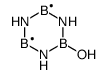 2-hydroxy-1,3,5,2,4λ2,6λ2-triazatriborinane Structure