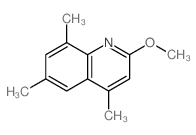 Quinoline, 2-methoxy-4,6,8-trimethyl- Structure