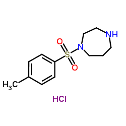 1-[(4-Methylphenyl)sulfonyl]-1,4-diazepane hydrochloride (1:1)结构式