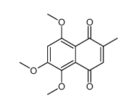 3-Methyl-5,7,8-trimethoxy-naphthochinon-(1,4)结构式