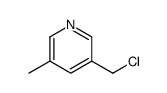 3-(chloromethyl)-5-methylpyridine structure