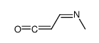 3-methyliminoprop-1-en-1-one Structure