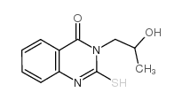 3-(2-hydroxypropyl)-2-sulfanylidene-1H-quinazolin-4-one Structure