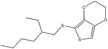 5-((2-ethylhexyl)thio)-2,3-dihydrothieno[3,4-b][1,4]dioxine Structure