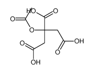 2-acetyloxypropane-1,2,3-tricarboxylic acid结构式