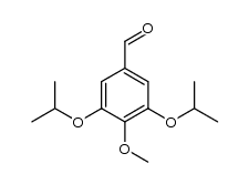 4-methoxy-3,5-diisopropyloxybenzaldehyde Structure