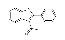 1-(2-phenyl-1H-indol-3-yl)ethanone Structure