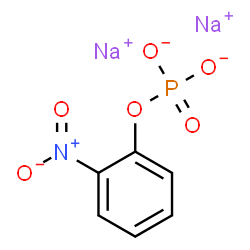 disodium (2-nitrophenoxy)-dioxido-oxo-phosphorane结构式