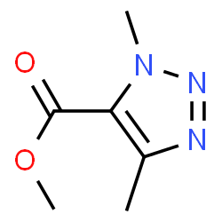 1H-1,2,3-Triazole-5-carboxylicacid,1,4-dimethyl-,methylester(9CI)结构式