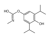 [4-hydroxy-3,5-di(propan-2-yl)phenyl] N-methylcarbamate Structure