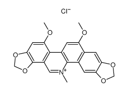 macarpine chloride Structure