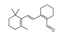 2-[(E)-2-(2,6,6-trimethylcyclohex-1-enyl)ethenyl]-cyclohex-1-enecarbaldehyde Structure