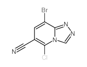 8-Bromo-5-chloro-[1,2,4]triazolo[4,3-a]pyridine-6-carbonitrile picture