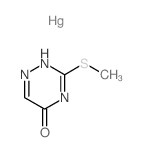 3-methylsulfanyl-2H-1,2,4-triazin-5-one结构式