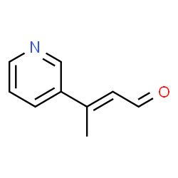 2-Butenal,3-(3-pyridinyl)-(9CI) Structure