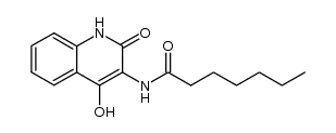 3-heptanoylaminoquinoline结构式