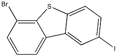 Dibenzothiophene,6-bromo-2-iodo- Structure