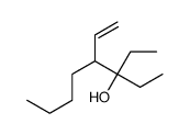 4-ethenyl-3-ethyloctan-3-ol结构式