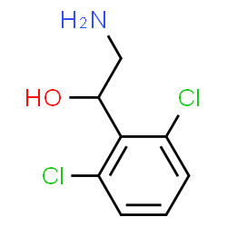 2-amino-1-(2,6-dichlorophenyl)ethan-1-ol structure