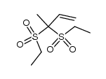 3,3-bis-ethanesulfonyl-but-1-ene Structure