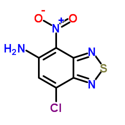 7-Chloro-4-nitro-2,1,3-benzothiadiazol-5-amine结构式