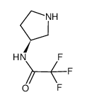 (3S)-2,2,2-TRIFLUORO-N-PYRROLIDIN-3-YL-ACETAMIDE structure