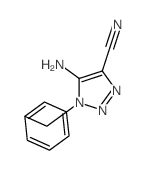 1H-1,2,3-Triazole-4-carbonitrile, 5-amino-1- (phenylmethyl)- structure