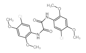 Ethanediamide,N1,N2-bis(5-chloro-2,4-dimethoxyphenyl)- Structure