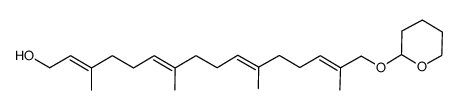 (2E,6E,10E,14E)-3,7,11-trimethyl-15-((tetrahydro-2H-pyran-2-yloxy)methyl)hexadeca-2,6,10,14-tetraen-1-ol结构式