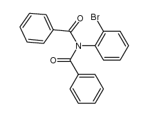 N-benzoyl-N-(2-bromophenyl)benzamide Structure