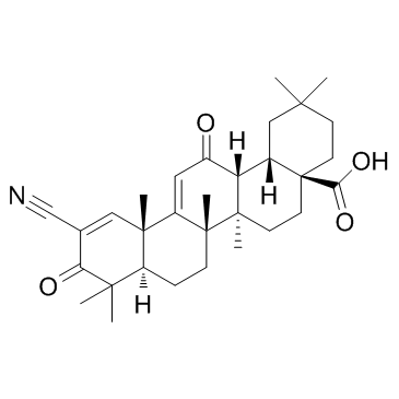 2-氰基-3,12-二氧代齐墩果-1,9-二烯-28-酸图片