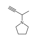 Pyrrolidine, 1-(1-methyl-2-propynyl)- (9CI) Structure