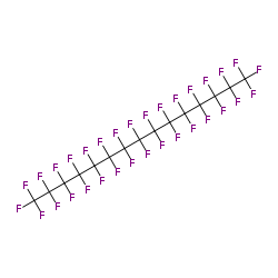 Dotriacontafluoropentadecane Structure