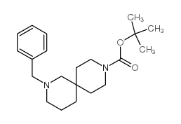 2,9-Diazaspiro[5.5]undecane-9-carboxylic acid, 2-(phenylmethyl)-, 1,1-dimethylethyl ester Structure