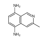 Isoquinoline, 5,8-diamino-3-methyl- (8CI)结构式