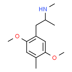 2,5-Dimethoxy-N,α,4-trimethylbenzeneethanamine structure