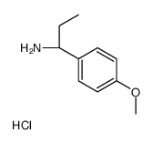 (S)-1-(4-甲氧基苯基)丙-1-胺盐酸盐结构式