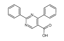 2,4-diphenyl-pyrimidine-5-carboxylic acid结构式