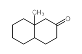 2(1H)-Naphthalenone,octahydro-8a-methyl-, (4aR,8aS)-rel-结构式