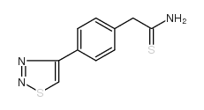 2-[4-(1,2,3-THIADIAZOL-4-YL)PHENYL]ETHANETHIOAMIDE picture