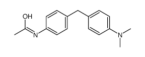 N-[4-[[4-(dimethylamino)phenyl]methyl]phenyl]acetamide结构式