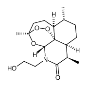 N-(2-Hydroxyethyl)-11-azaartemisinin Structure