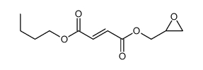 Fumaric acid 1-butyl 4-(oxiran-2-yl)methyl ester structure
