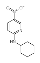2-Pyridinamine,N-cyclohexyl-5-nitro- Structure