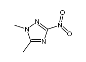 1,5-dimethyl-3-nitro-1,2,4-triazole结构式