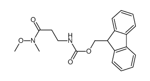 N-methoxy-N-methyl-3-(Fmoc-amino)-propionamide Structure