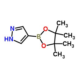 4-吡唑硼酸频哪醇酯结构式