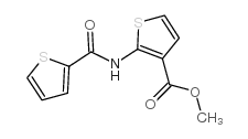 METHYL 2-[(2-THIENYLCARBONYL)AMINO]THIOPHENE-3-CARBOXYLATE structure