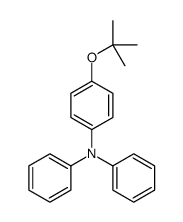 4-[(2-methylpropan-2-yl)oxy]-N,N-diphenylaniline Structure